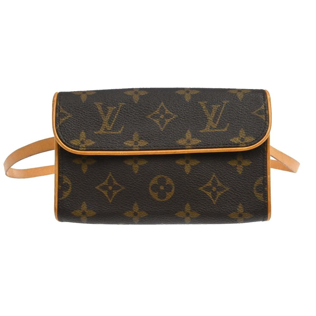 Louis Vuitton Florentine Pochette Damier, Brown, Canvas, Clutch
