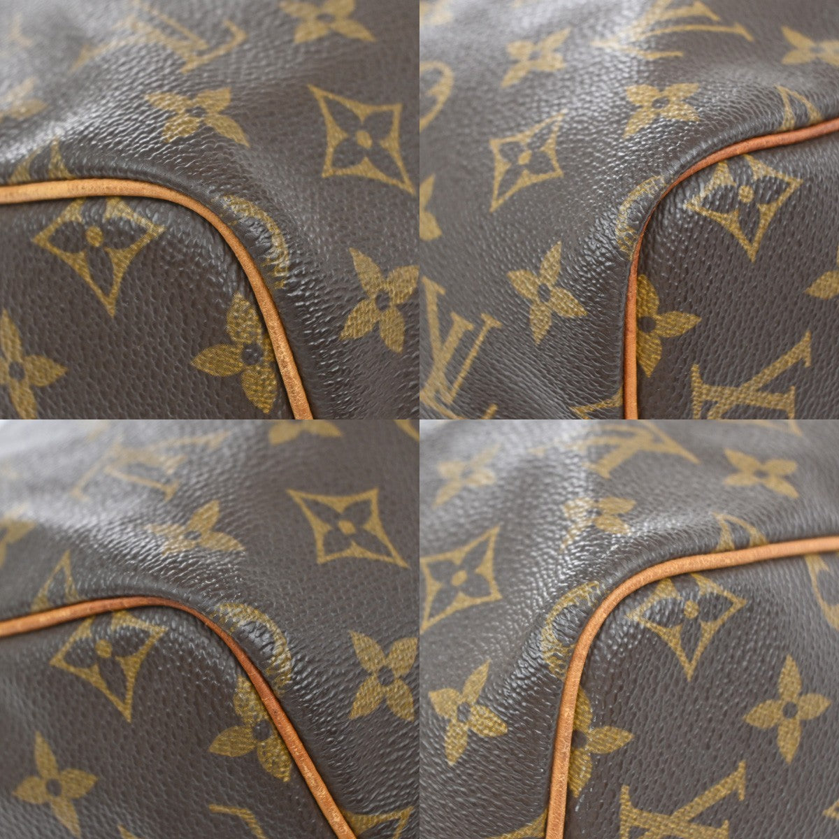 Louis Vuitton Speedy Monogram Canvas, Brown, Leather, Handbag
