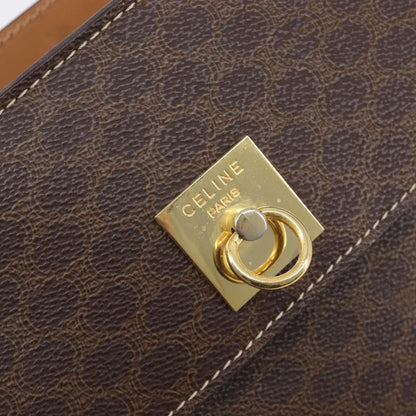 Celine Handbag Canvas, Brown, Canvas, Handbag
