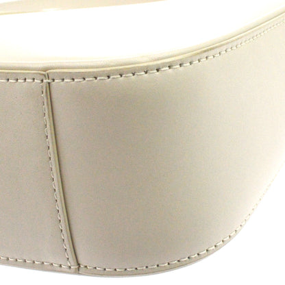 Saint Laurent Le 5 a 7 Hobo Leather, White, Leather, Shoulder Bag