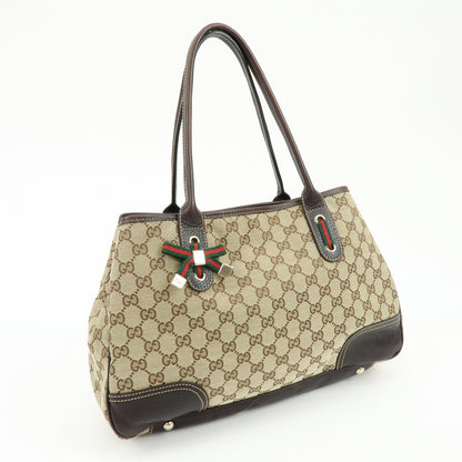Gucci Princy GG Canvas, Beige, Canvas, Tote Bag