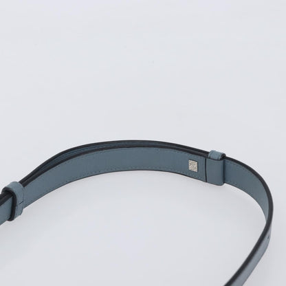 Loewe Puzzle Leather, Blue, Leather, Handbag