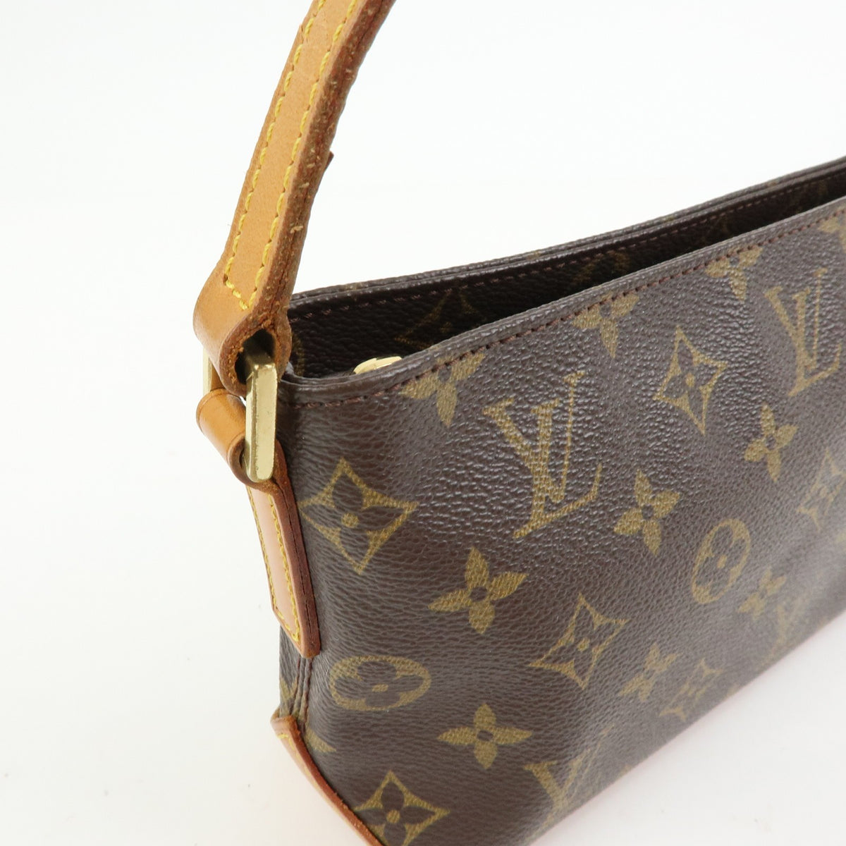 Louis Vuitton Trotteur Monogram Canvas, Brown, Canvas, Handbag