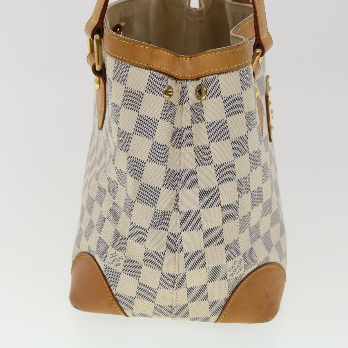 Louis Vuitton Hampstead Damier, White, Canvas, Tote Bag
