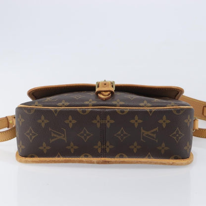 Louis Vuitton Sologne Monogram Canvas, Brown, Canvas, Handbag
