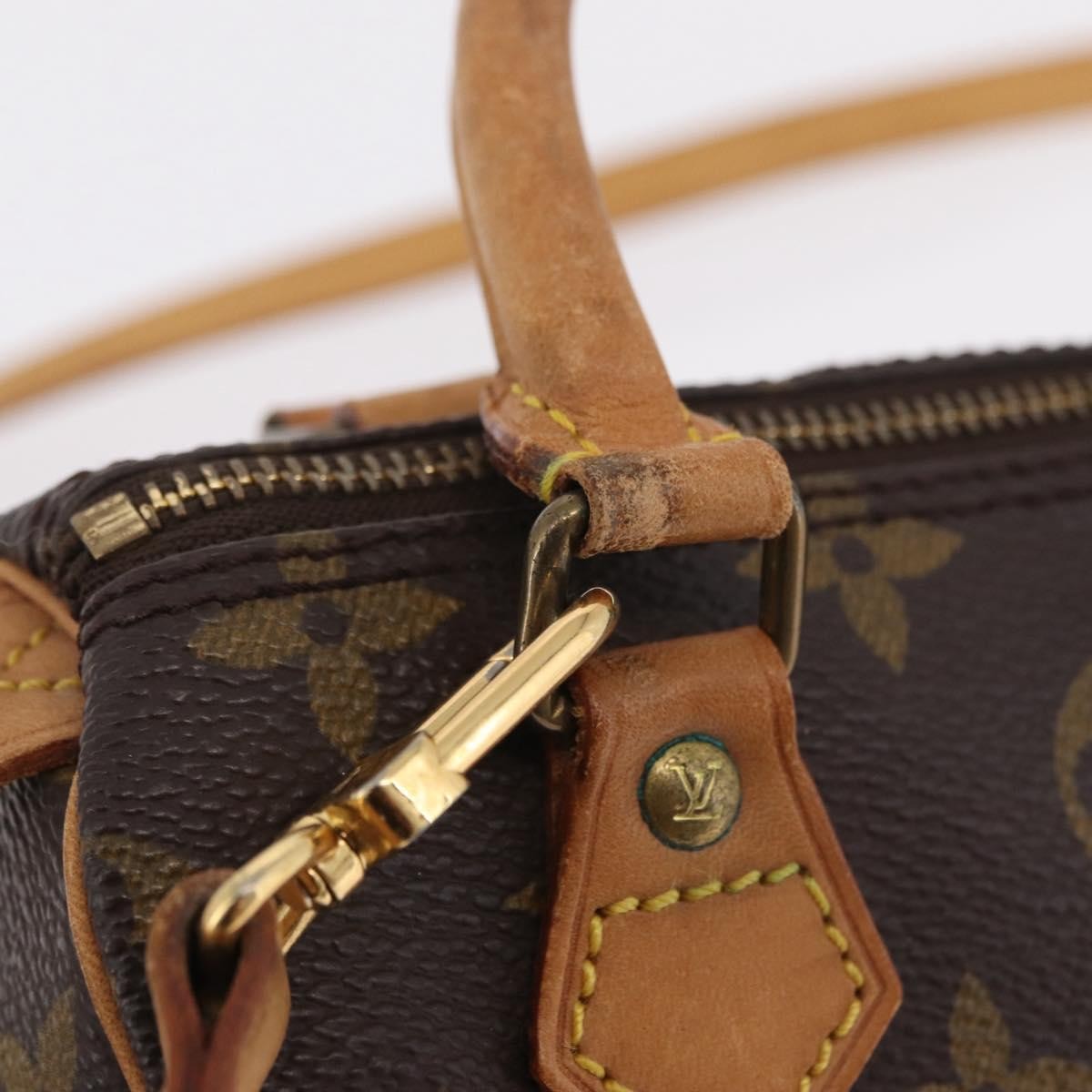 Louis Vuitton Speedy Mini HL Monogram Canvas, Brown, Canvas, Handbag