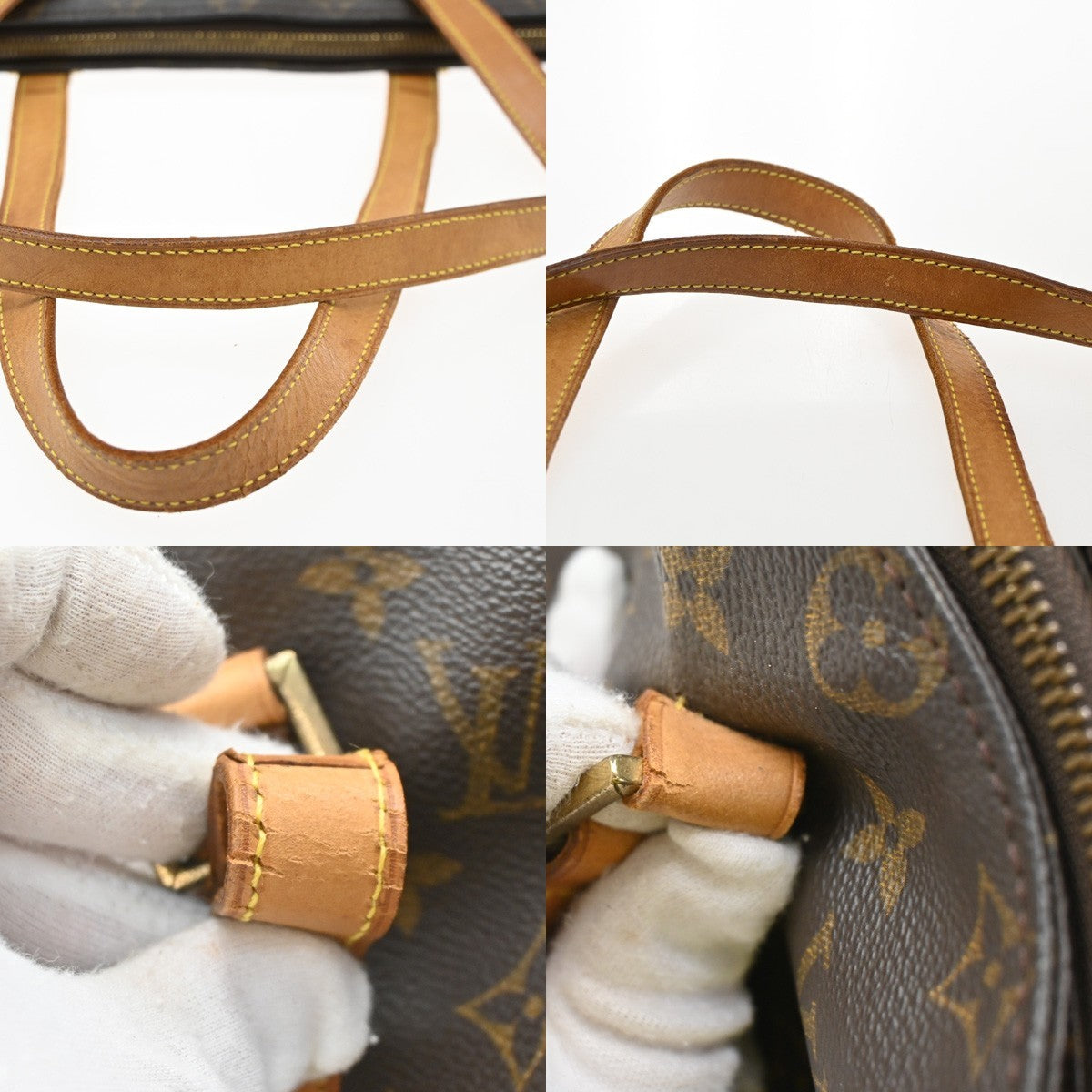 Louis Vuitton Cabas Mezzo Monogram Canvas, Brown, Canvas, Tote Bag