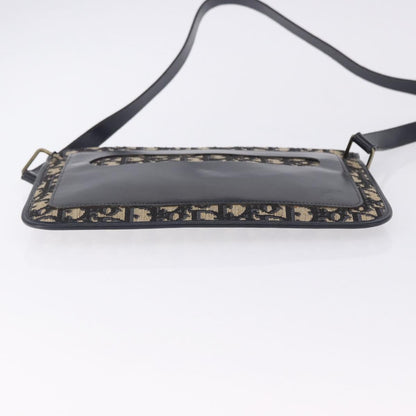 Christian Dior Trotter shoulder Canvas, Navy, Canvas, Handbag