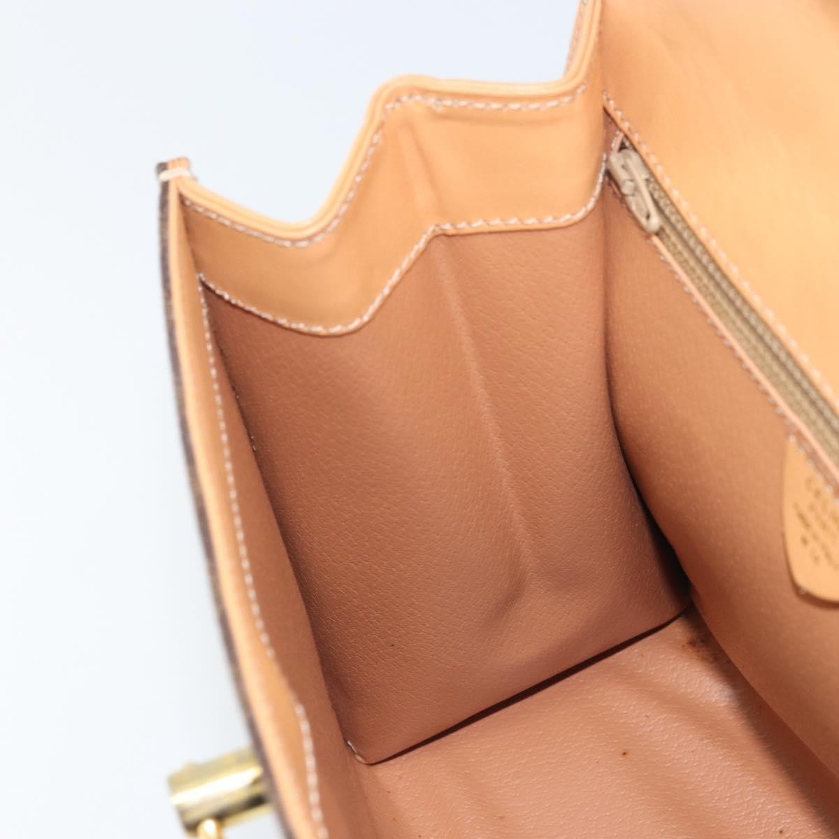 Celine Handbag Canvas, Brown, Canvas, Handbag