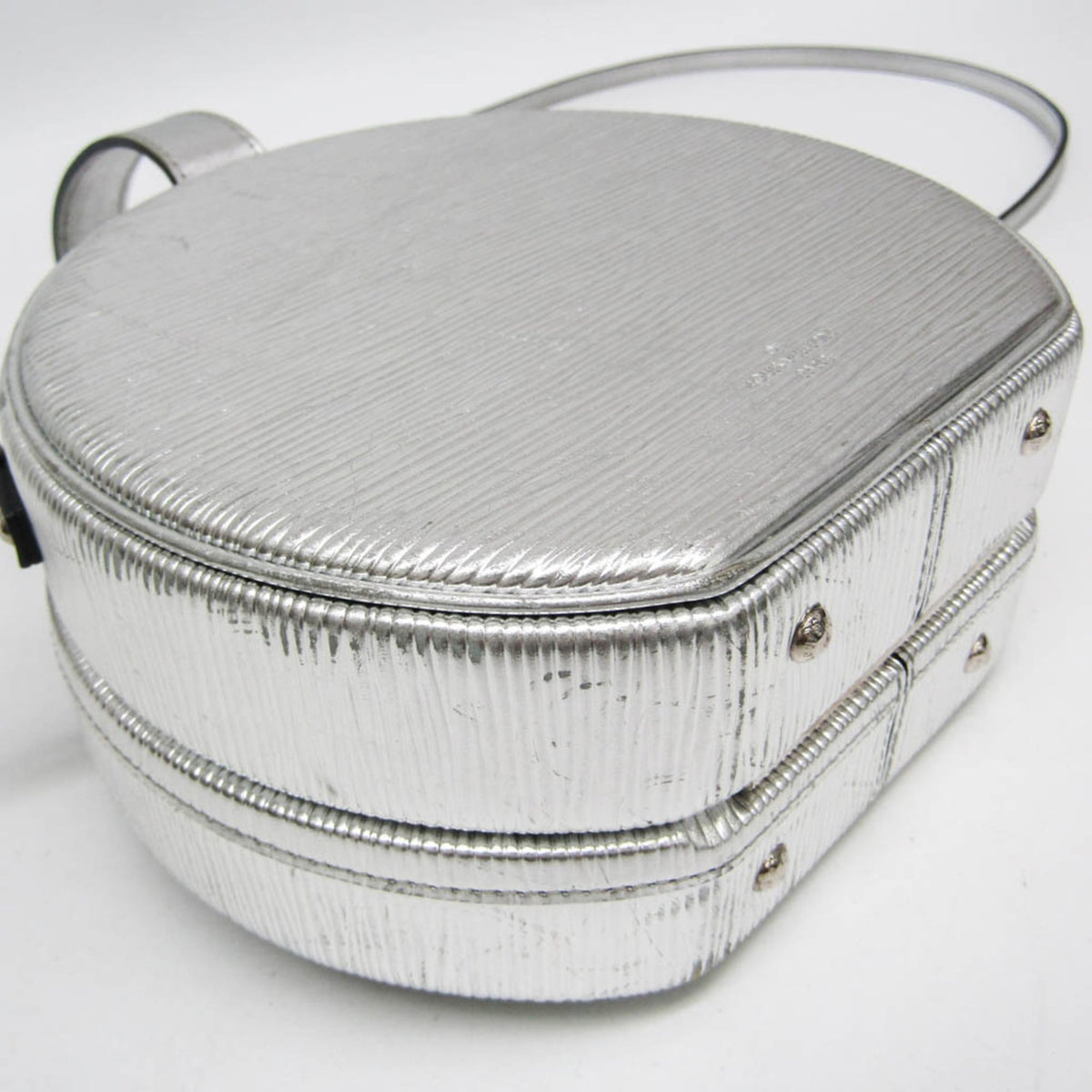 Louis Vuitton Petite Boite Chapeau Epi Leather, Silver, Leather, Handbag