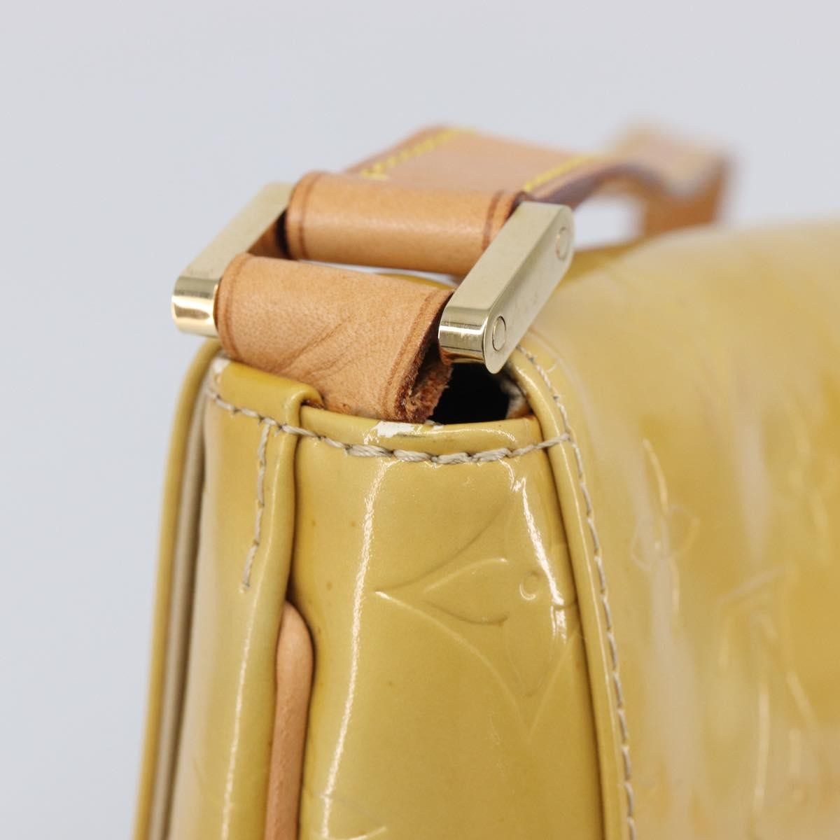 Louis Vuitton Thompson Street Monogram Vernis, Beige, Patent Leather, Shoulder Bag