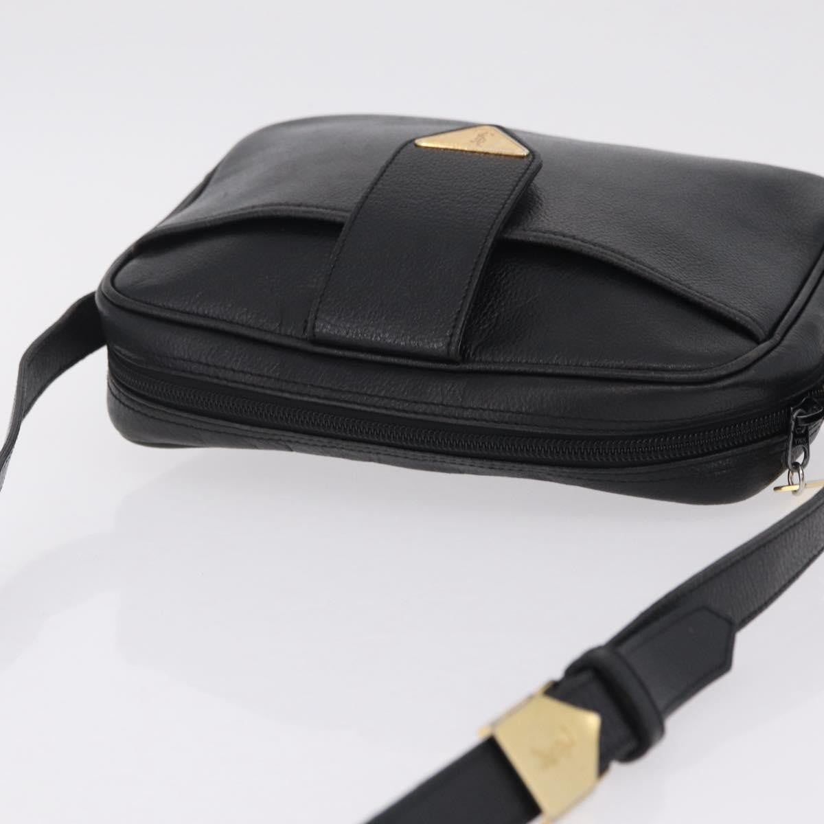 Saint Laurent Vintage Shoulder bag Leather, Black, Leather, Shoulder Bag