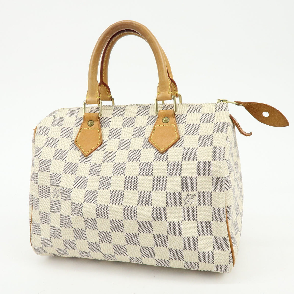 Louis Vuitton Speedy Damier, Beige, Canvas, Handbag