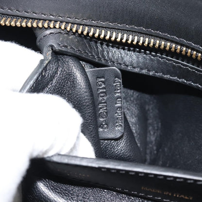 Celine Trapeze Leather with Suede, Blue, Leather, Handbag