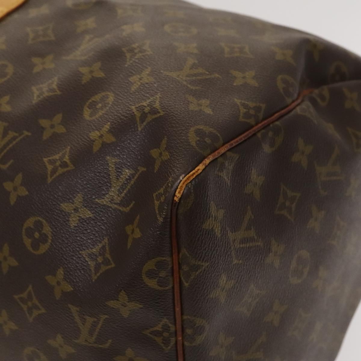 Louis Vuitton Keepall Bag Monogram Canvas, BROWN, CANVAS, Travel bag