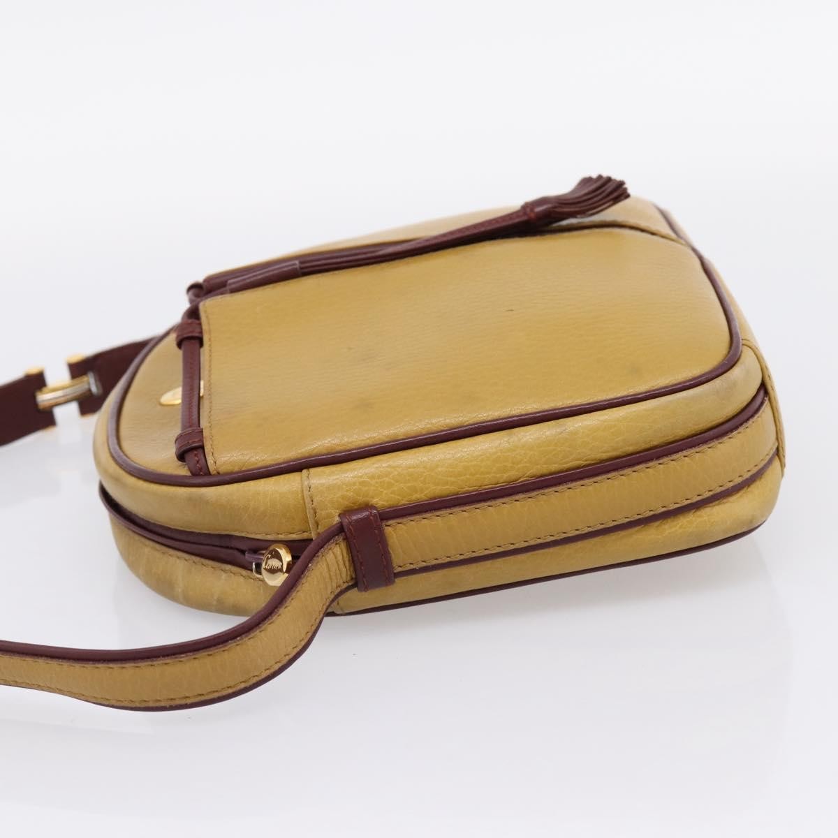 Cartier Tasseled Must de Cartier Leather, Beige, Leather, Shoulder Bag