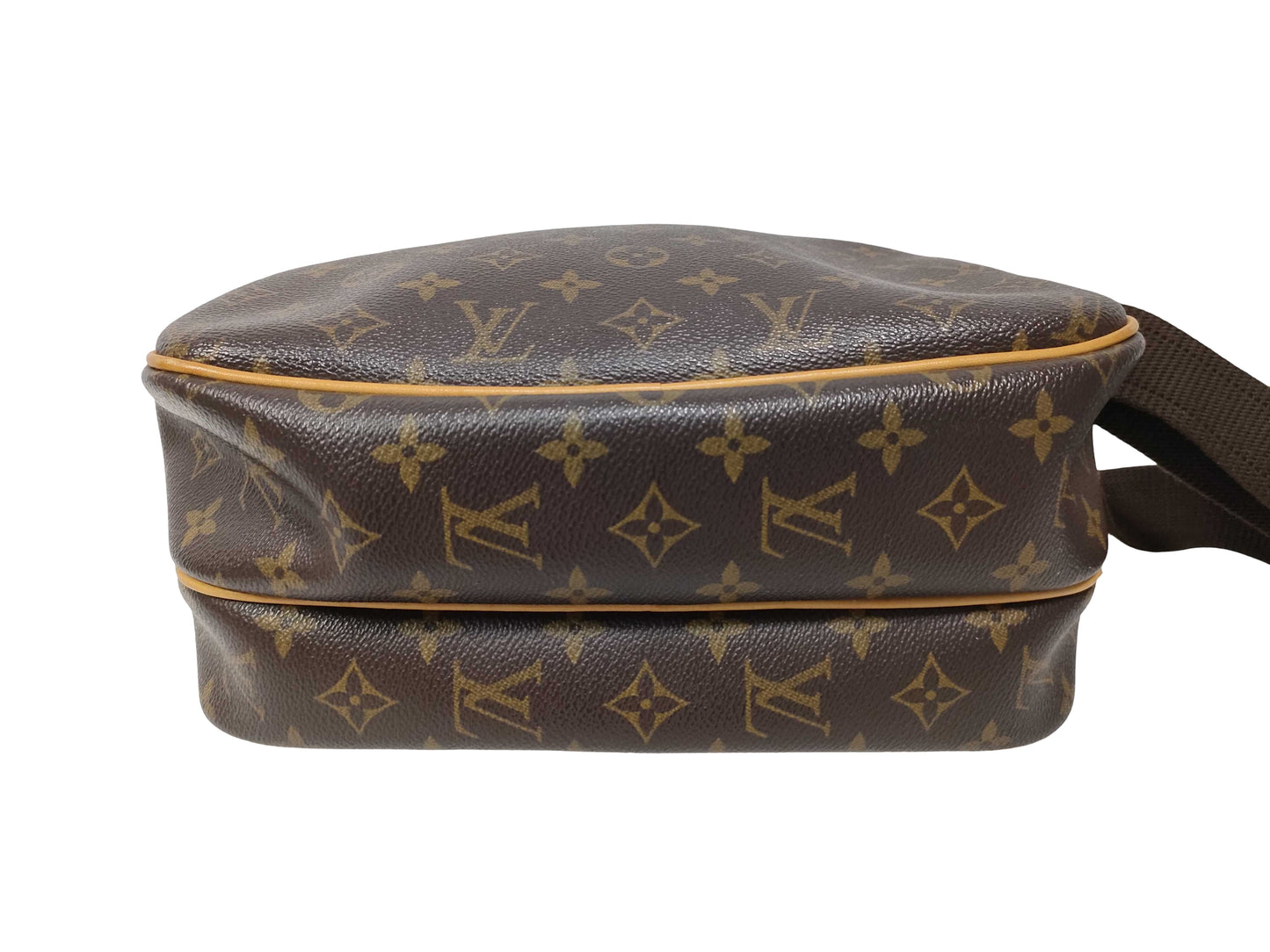 Louis Vuitton Reporter Monogram Canvas, Brown, Canvas, Shoulder Bag