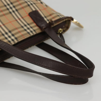 Burberry Nova Check Tote canvas check pattern, Beige, Canvas, Handbag