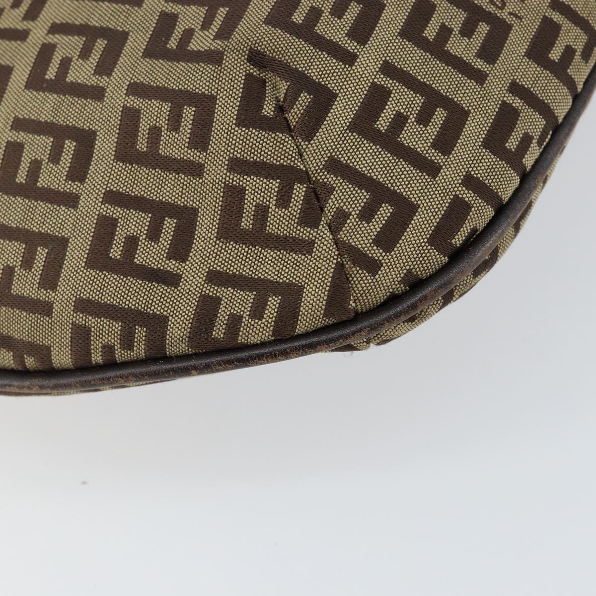 Fendi Mamma Baguette Zucca canvas, BROWN, CANVAS, Handbag