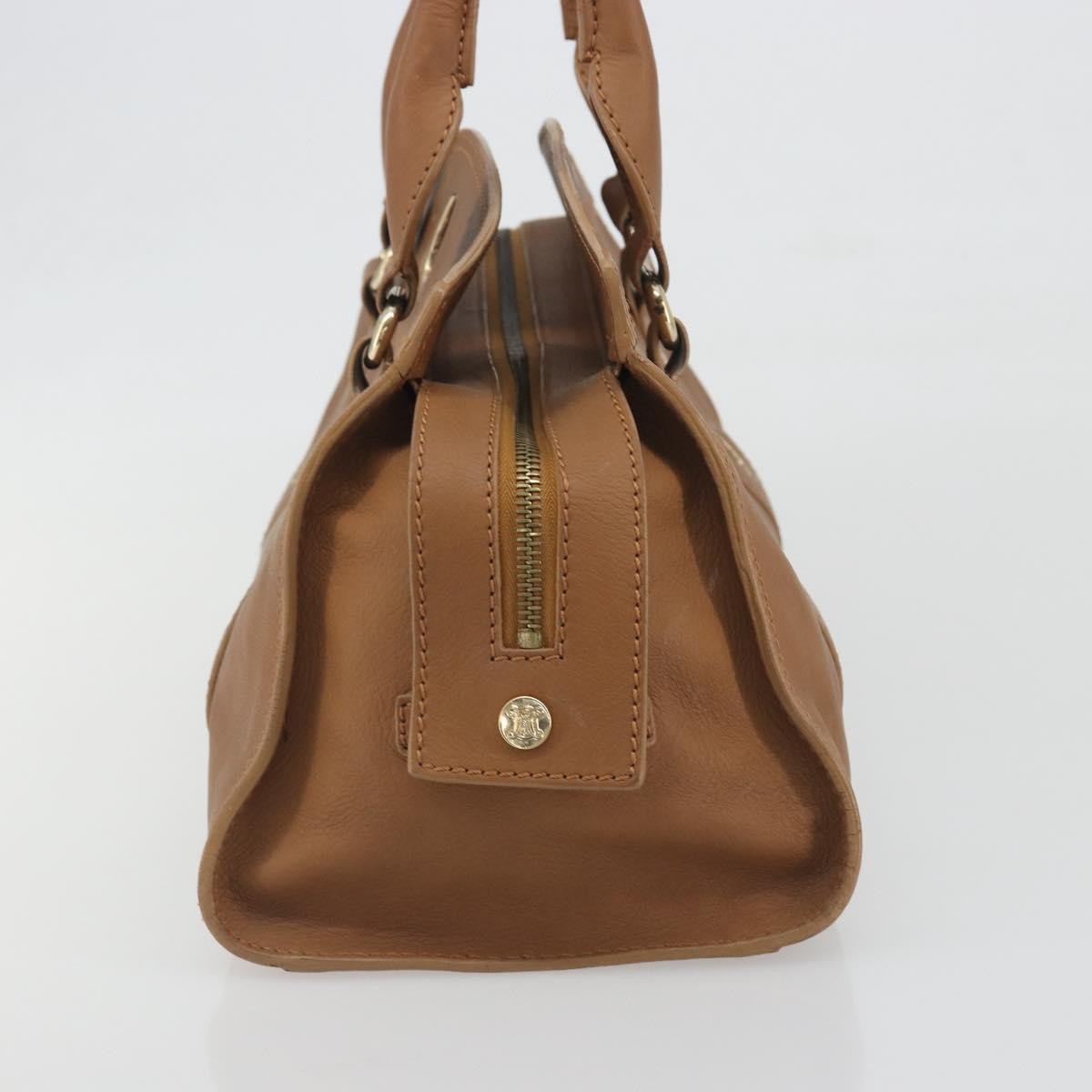 Celine Vintage Leather, Brown, Leather, Handbag