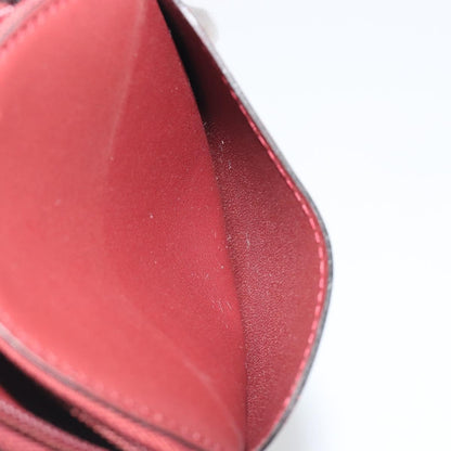 Cartier Must de Cartier Leather, Burgundy, Leather, Wallet