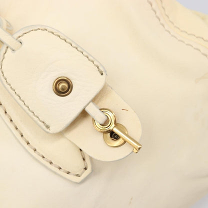Miu Miu Beau Top Handle Leather, Beige, Leather, Handbag