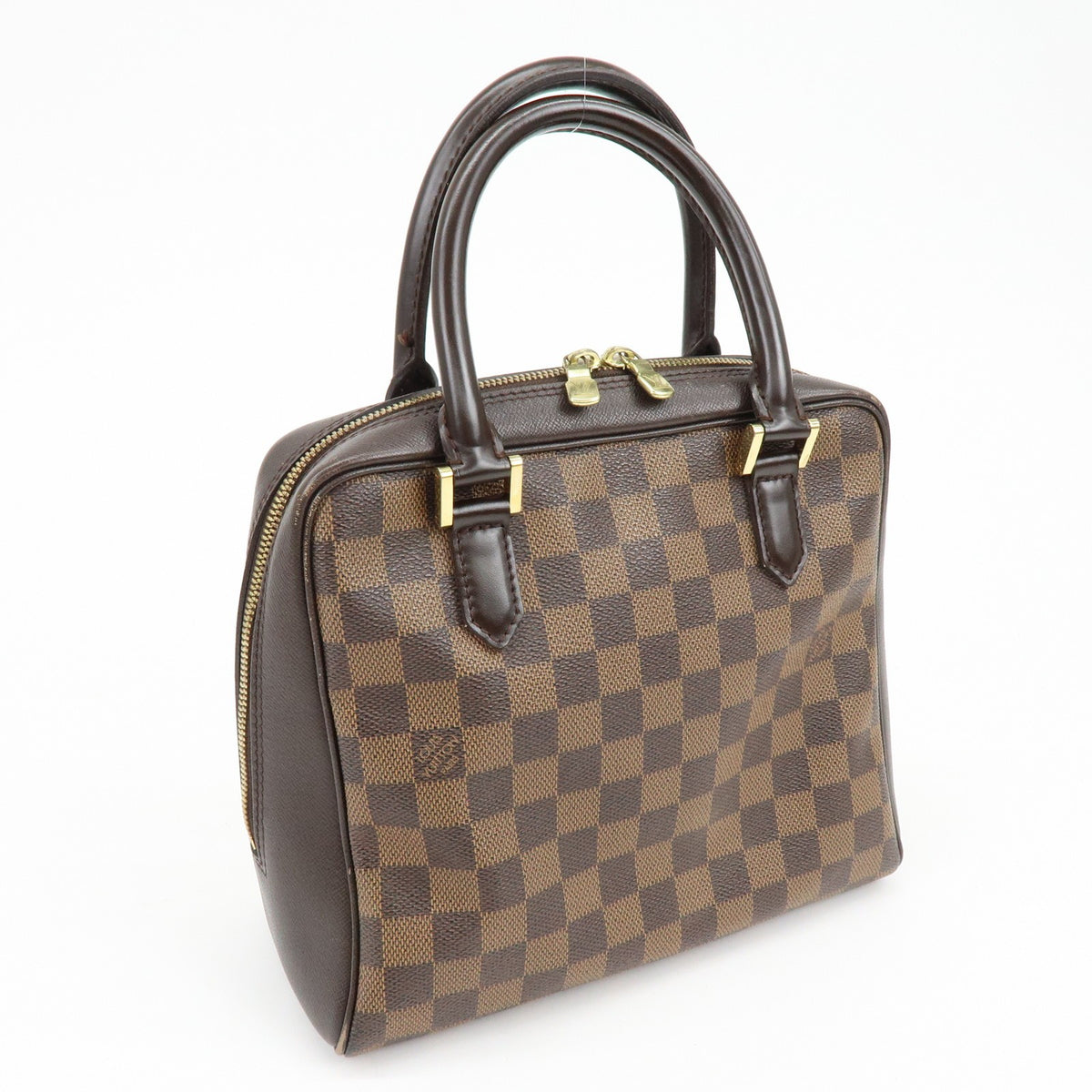 Louis Vuitton Triana Damier, Brown, Canvas, Handbag