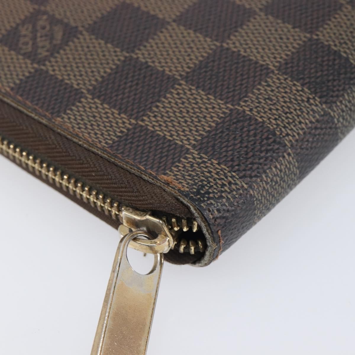 Louis Vuitton Zippy Organizer Damier, Brown, Canvas, Wallet