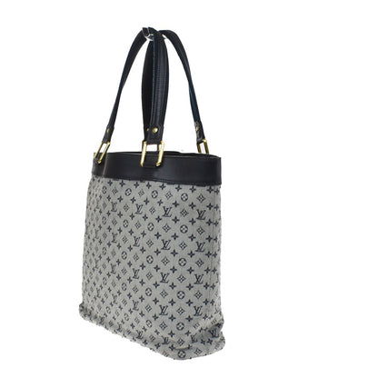 Louis Vuitton Lucille Mini Lin, Blue, Canvas, Handbag