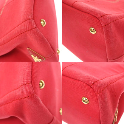 Prada Canapa Canvas, Red, Canvas, Tote Bag