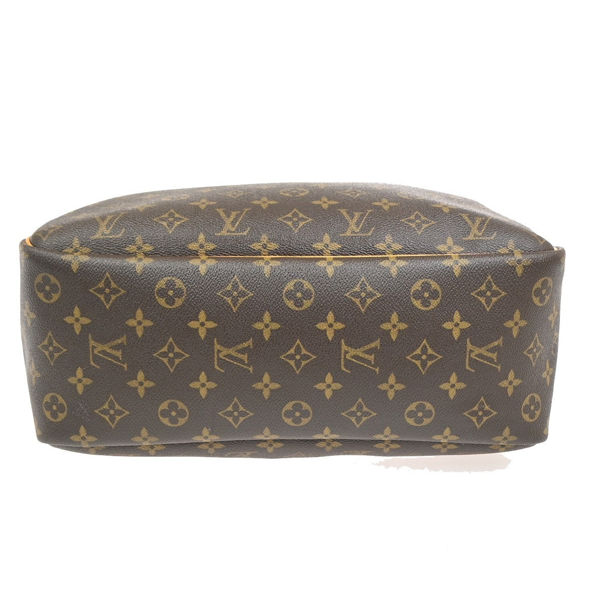 Louis Vuitton Deauville Monogram Canvas, Brown, Leather, Handbag