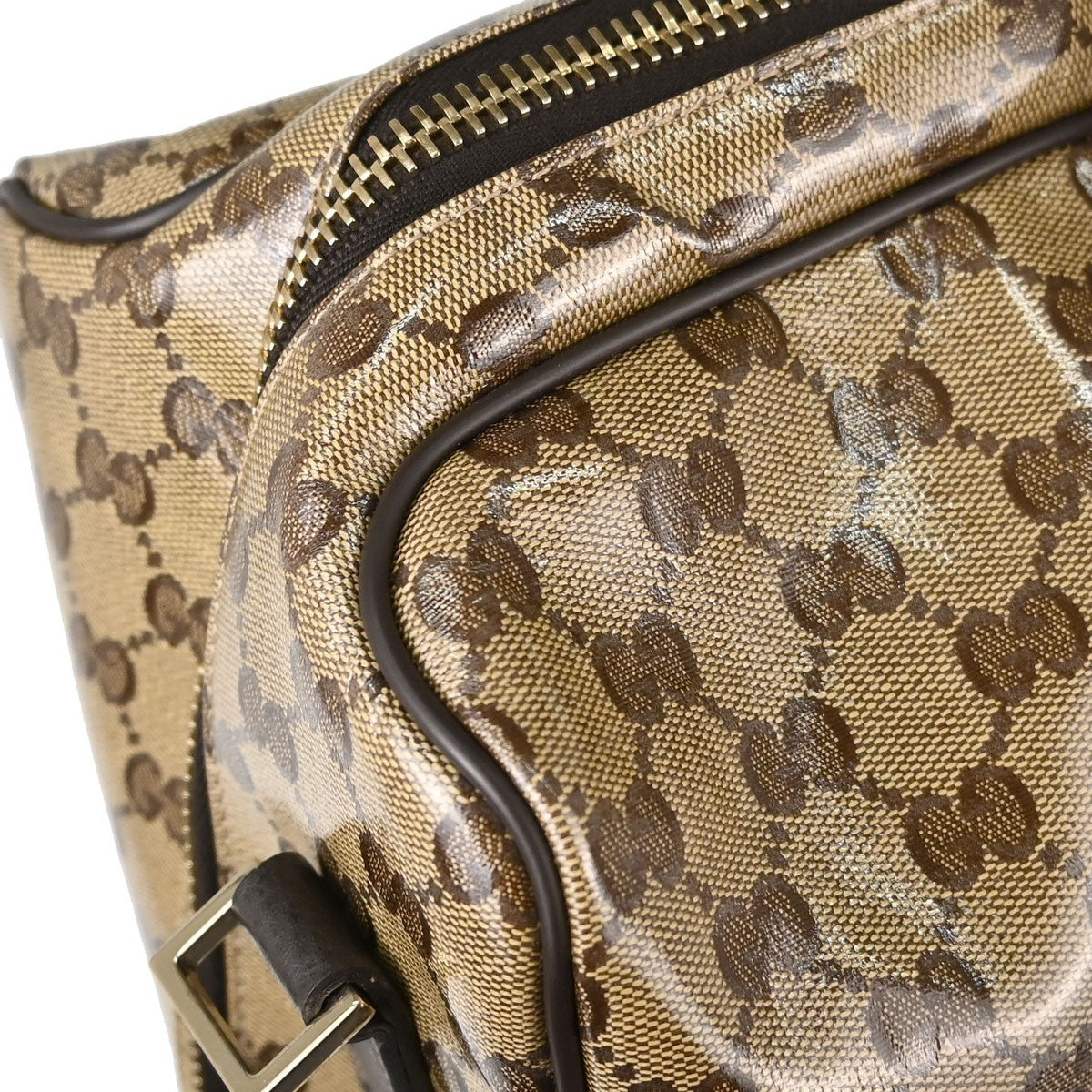 Gucci GG Top Handle GG Matelasse Leather, Beige, PVC, Tote Bag