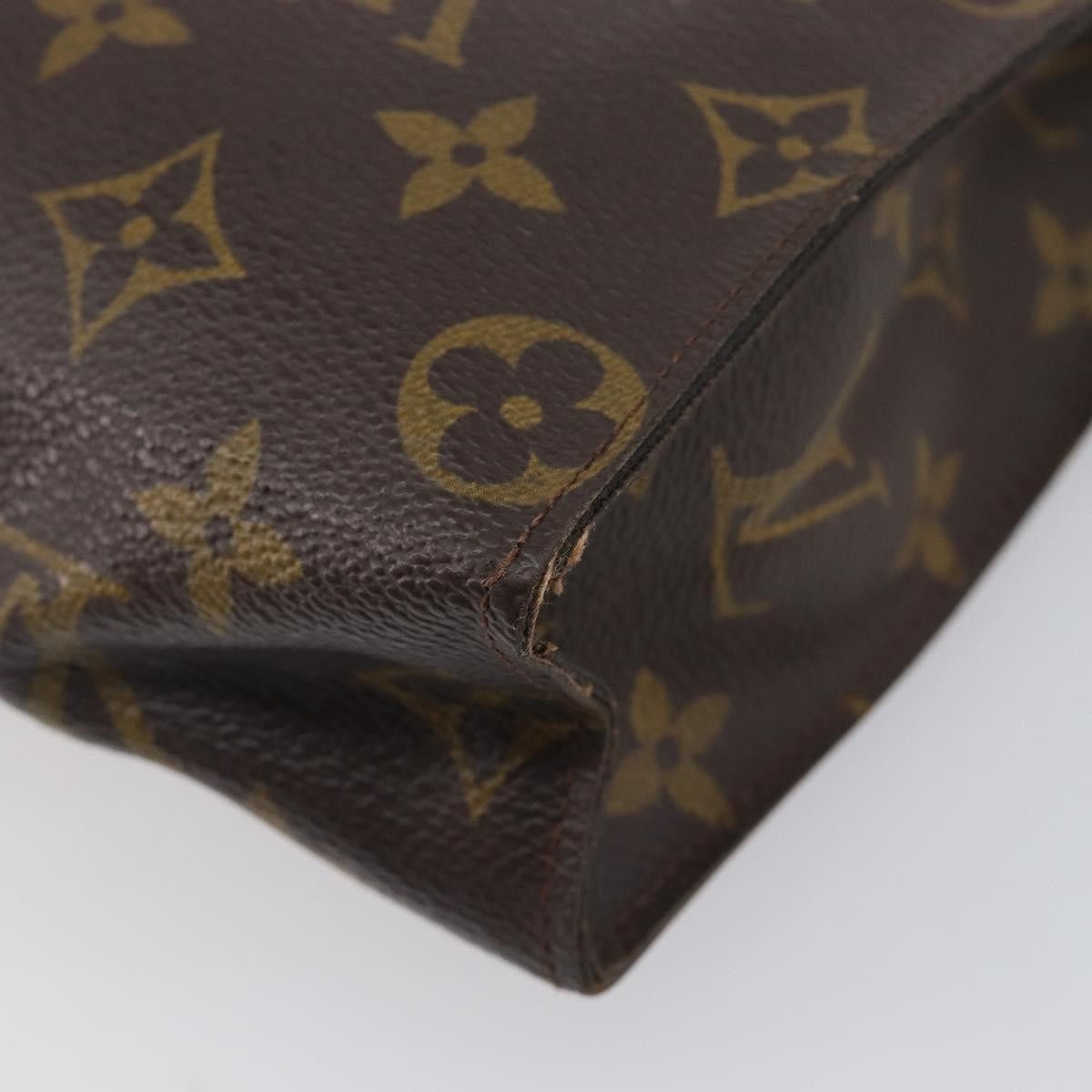 Louis Vuitton Toiletry Pouch Monogram Canvas, Brown, Canvas, Clutch