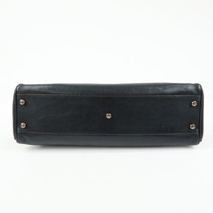 Cartier Marcello Leather, Black, Leather, Handbag