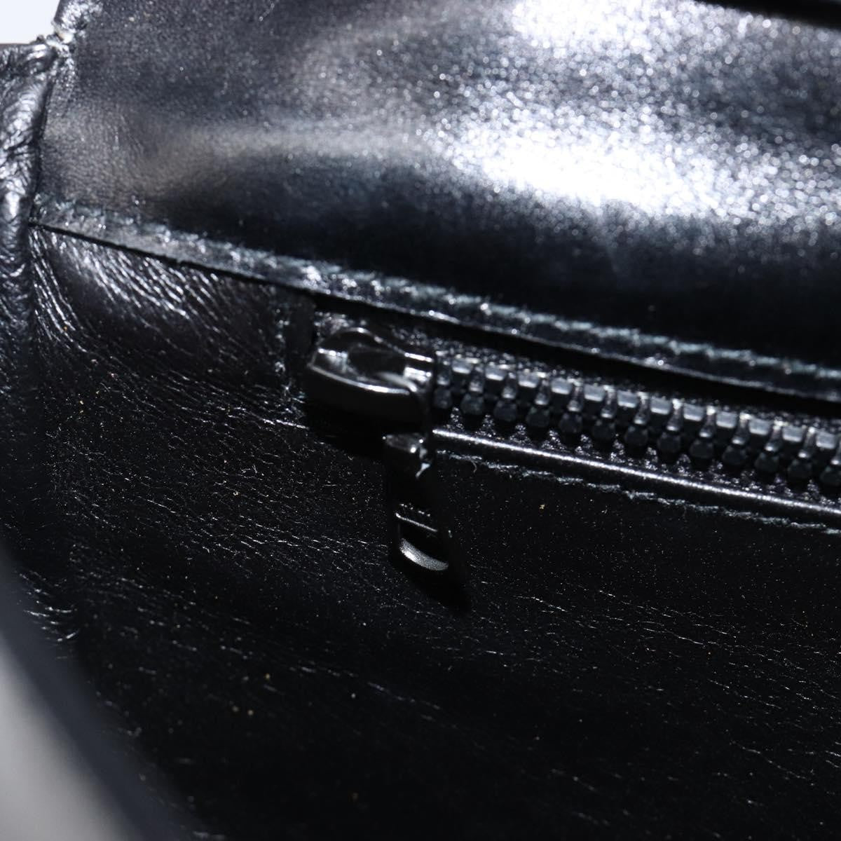 Celine Flap Shoulder Leather, Black, Leather, Shoulder Bag