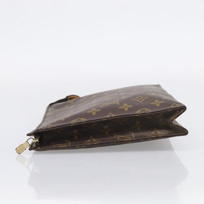 Louis Vuitton Toiletry Pouch Monogram Canvas, Brown, Canvas, Clutch