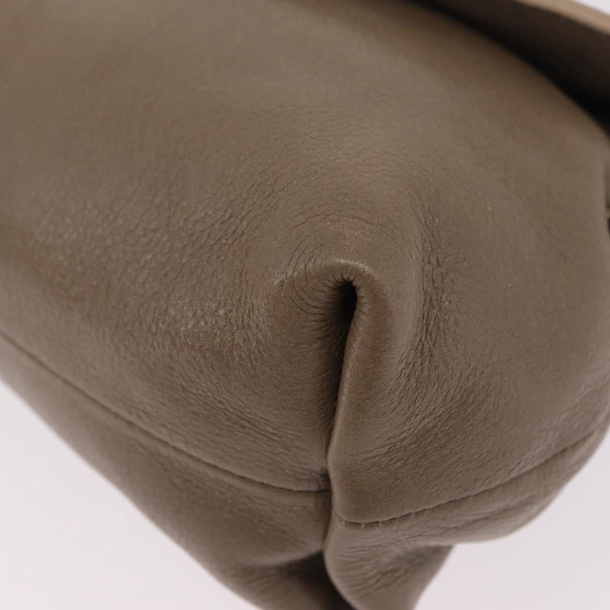 Chloe Lily Leather, Beige, Leather, Shoulder Bag