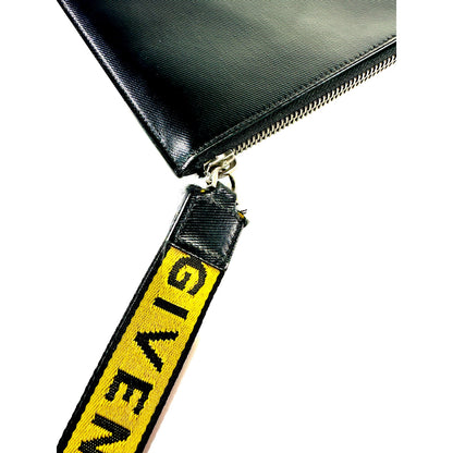 GIVENCHY Ticker Leather Pouch Clutch