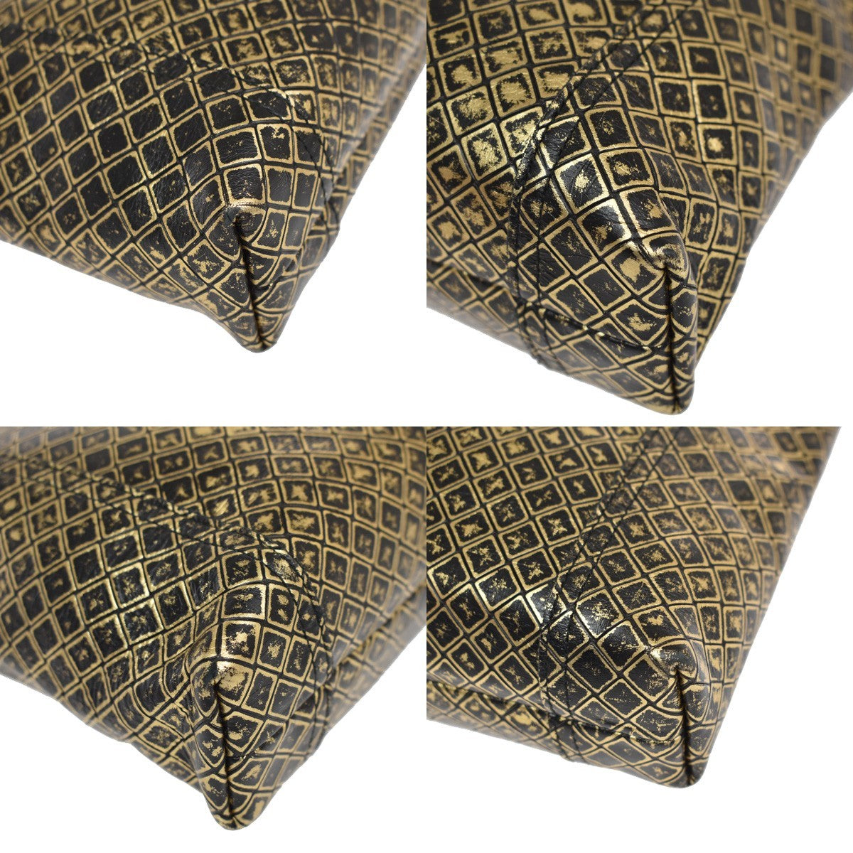 Bottega Veneta Messenger Butterfly Intrecciomirage Intarsio Leather, Gold, Leather, Handbag