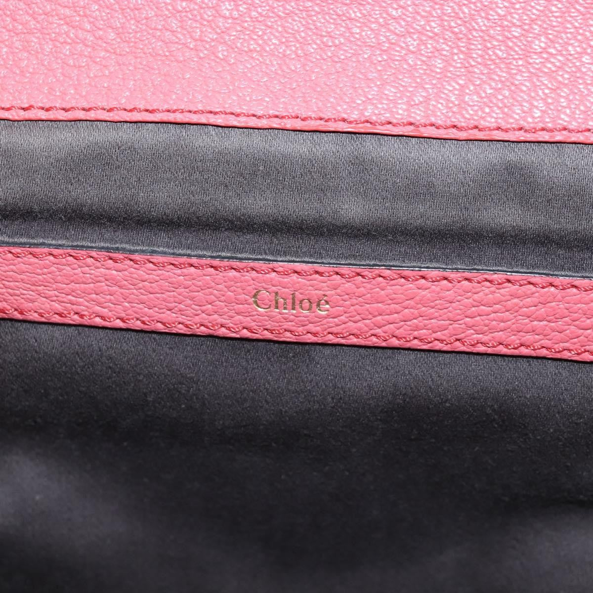Chloe Bridget Convertible Satchel Leather, Pink, Leather, Handbag