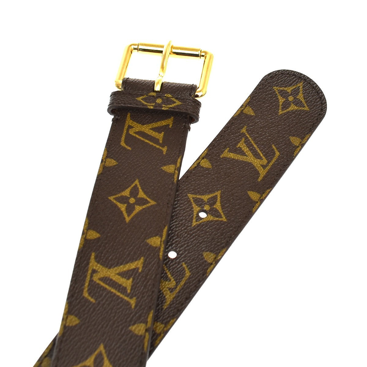 Louis Vuitton Ceinture Belt Monogram Canvas, Brown, Canvas, Belt
