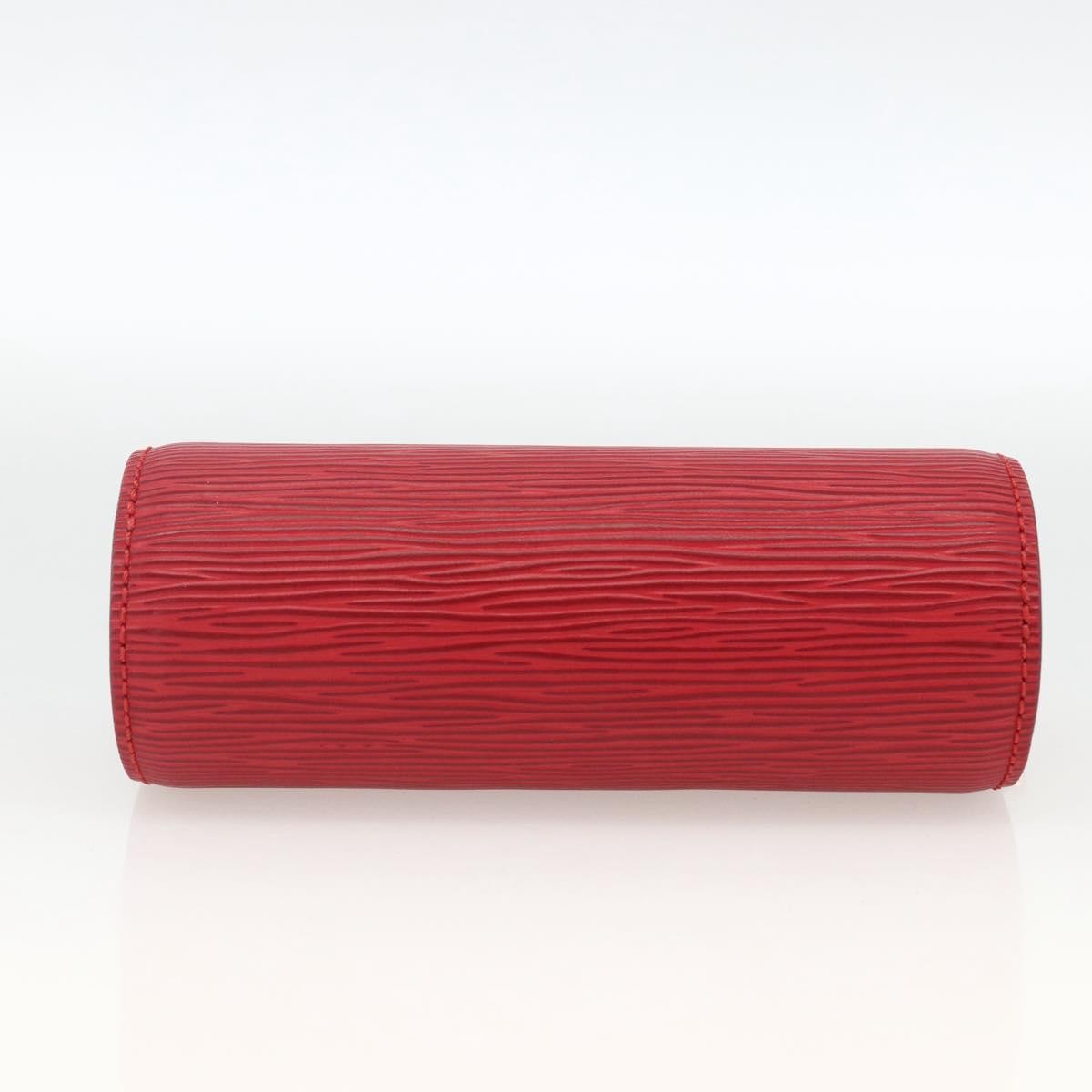 Louis Vuitton Soufflot Pochette Epi Leather, Red, Leather, Clutch