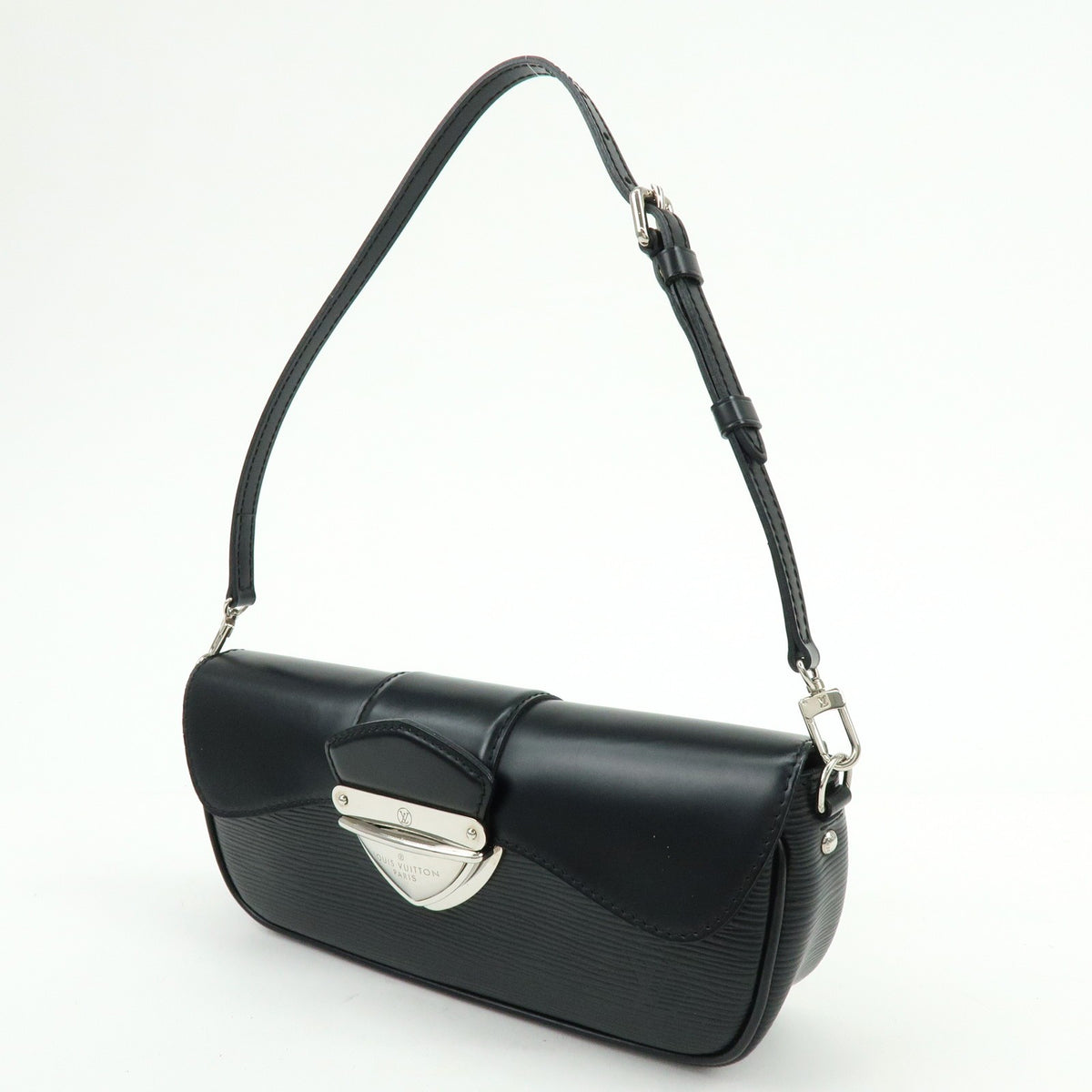 Louis Vuitton Montaigne Clutch Epi Leather, Black, Leather, Clutch