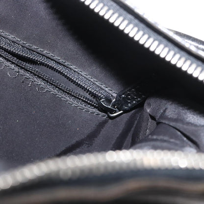 Gucci Vintage Interlocking G Flap Shoulder Bag Leather, BLACK, LEATHER, Shoulder bag