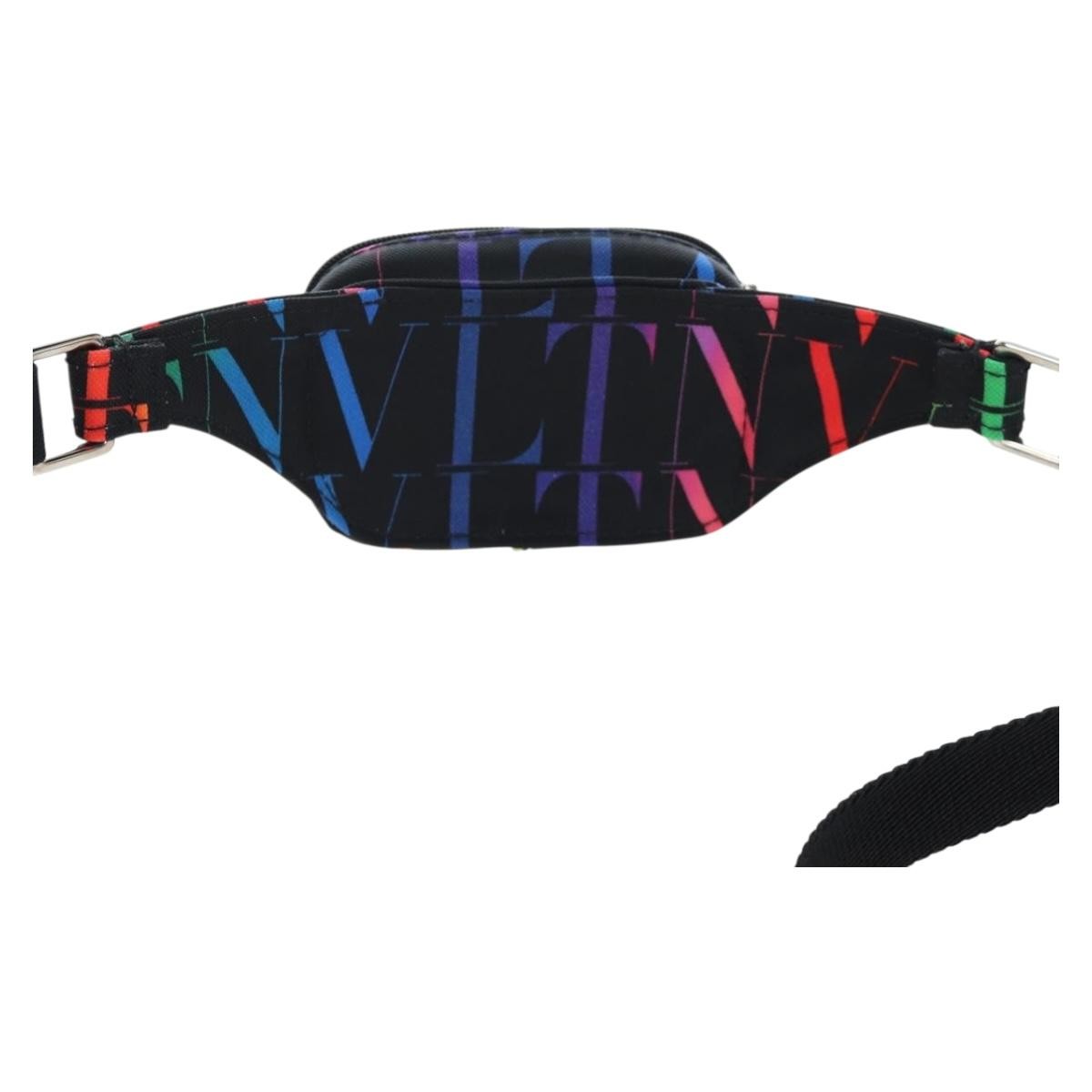 Valentino Garavani VLTN Times Waist Printed Canvas, Multicolour, Canvas, Handbag