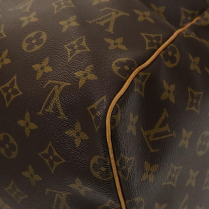 Louis Vuitton Keepall Bag Monogram Canvas, BROWN, CANVAS, Travel bag