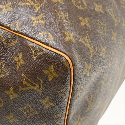 Louis Vuitton Keepall Monogram, Brown, Canvas, Travel Bag