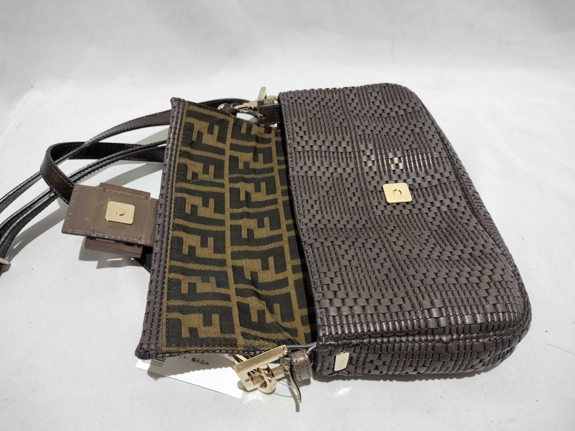 Fendi Baguette NM Bag Leather, MULTICOLOUR, LEATHER, Shoulder bag