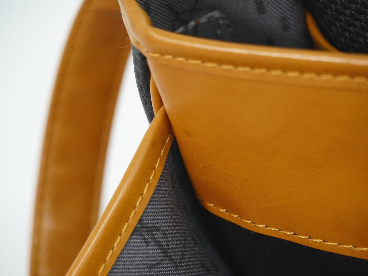 Saint Laurent Vintage Shoulder bag leather, Black, Canvas, Shoulder Bag