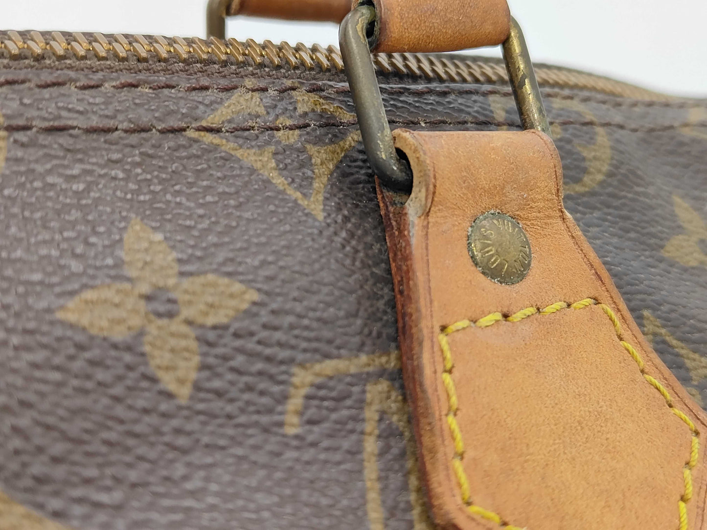 Louis Vuitton Speedy Handbag Monogram Canvas, Brown, Canvas, Handbag